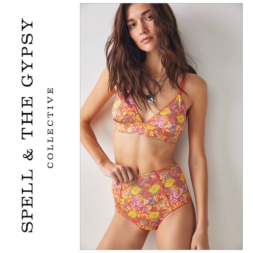 NWT Plus Size Spell & The Gypsy Last Drinks Bralette & Bloomers Intimate Set XXL
